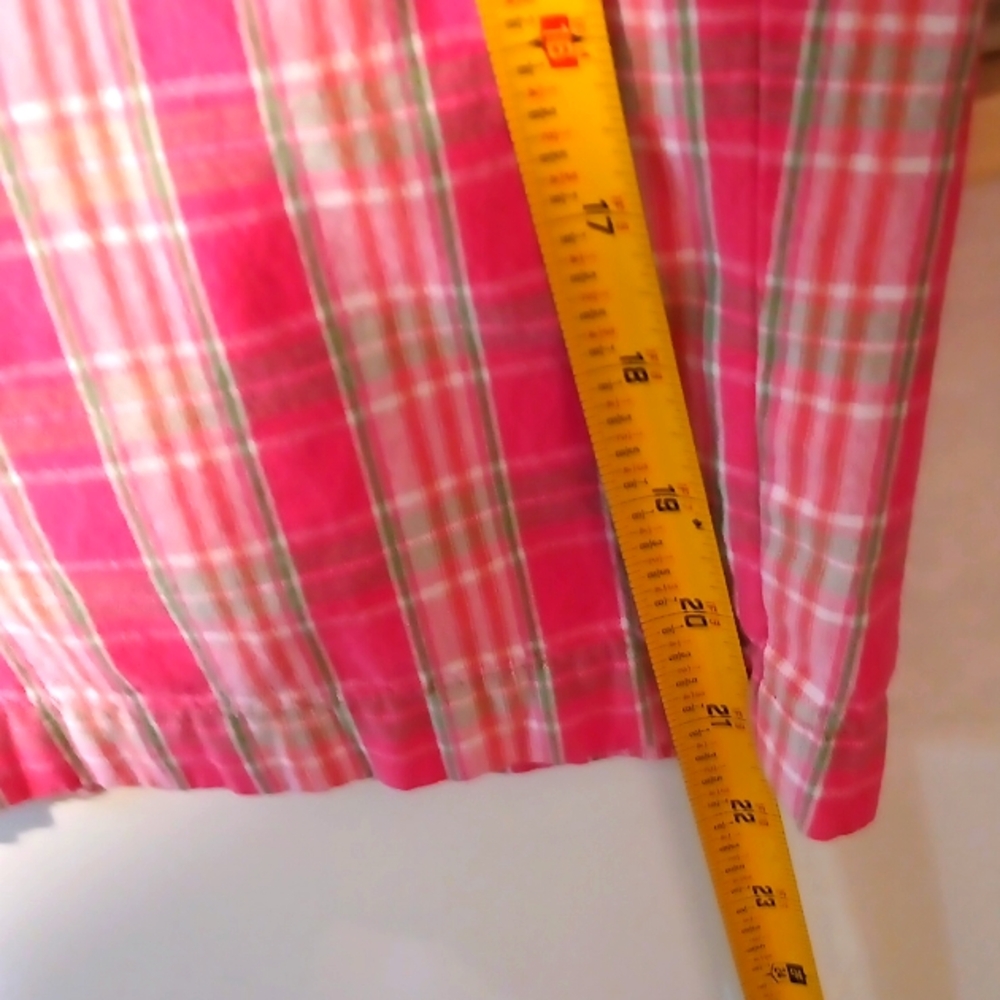 Appleseed's striped pink and white with green, size 12 Capris.VGC. - Picture 5 of 8